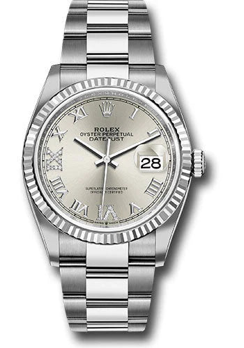 Rolex Datejust 36 Silver Watch With Premium Quality - J Hoze Mart