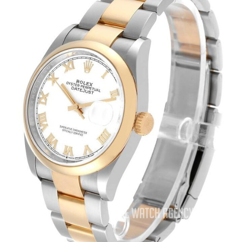 Rolex Datejust 36 Silver Watch For Men -  J Hoze Mart